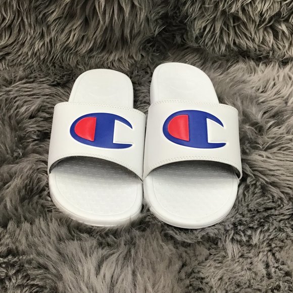 Champion | Men's | Flip Flop | White | Super Slide - Picture 1 of 6